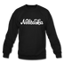 Nebraska Sweatshirt - Hand Lettered Nebraska Crewneck Sweatshirt - black