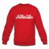 Nebraska Sweatshirt - Hand Lettered Nebraska Crewneck Sweatshirt - red