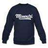 Missouri Sweatshirt - Hand Lettered Missouri Crewneck Sweatshirt - navy