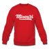 Missouri Sweatshirt - Hand Lettered Missouri Crewneck Sweatshirt - red