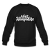 New Hampshire Sweatshirt - Hand Lettered New Hampshire Crewneck Sweatshirt - black