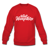 New Hampshire Sweatshirt - Hand Lettered New Hampshire Crewneck Sweatshirt