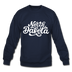 North Dakota Sweatshirt - Hand Lettered North Dakota Crewneck Sweatshirt - navy