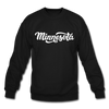 Minnesota Sweatshirt - Hand Lettered Minnesota Crewneck Sweatshirt - black