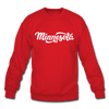 Minnesota Sweatshirt - Hand Lettered Minnesota Crewneck Sweatshirt - red