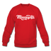 Minnesota Sweatshirt - Hand Lettered Minnesota Crewneck Sweatshirt - red