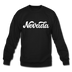 Nevada Sweatshirt - Hand Lettered Nevada Crewneck Sweatshirt - black