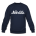 Nevada Sweatshirt - Hand Lettered Nevada Crewneck Sweatshirt - navy