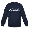 Nevada Sweatshirt - Hand Lettered Nevada Crewneck Sweatshirt - navy