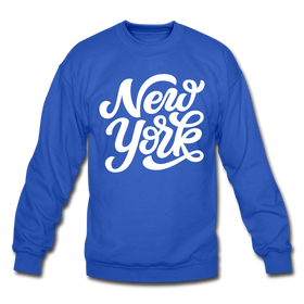 New York Sweatshirt - Hand Lettered New York Crewneck Sweatshirt