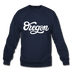 Oregon Sweatshirt - Hand Lettered Oregon Crewneck Sweatshirt - navy