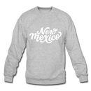 New Mexico Sweatshirt - Hand Lettered New Mexico Crewneck Sweatshirt - heather gray
