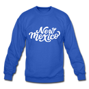 New Mexico Sweatshirt - Hand Lettered New Mexico Crewneck Sweatshirt - royal blue