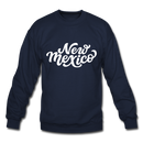 New Mexico Sweatshirt - Hand Lettered New Mexico Crewneck Sweatshirt - navy