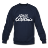 North Carolina Sweatshirt - Hand Lettered North Carolina Crewneck Sweatshirt - navy