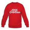 North Carolina Sweatshirt - Hand Lettered North Carolina Crewneck Sweatshirt - red