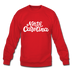 North Carolina Sweatshirt - Hand Lettered North Carolina Crewneck Sweatshirt - red
