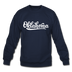 Oklahoma Sweatshirt - Hand Lettered Oklahoma Crewneck Sweatshirt - navy