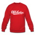 Oklahoma Sweatshirt - Hand Lettered Oklahoma Crewneck Sweatshirt - red