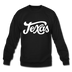 Texas Sweatshirt - Hand Lettered Texas Crewneck Sweatshirt - black