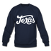 Texas Sweatshirt - Hand Lettered Texas Crewneck Sweatshirt - navy