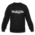 Washington Sweatshirt - Hand Lettered Washington Crewneck Sweatshirt - black