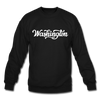 Washington Sweatshirt - Hand Lettered Washington Crewneck Sweatshirt