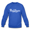 Pennsylvania Sweatshirt - Hand Lettered Pennsylvania Crewneck Sweatshirt - royal blue