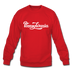 Pennsylvania Sweatshirt - Hand Lettered Pennsylvania Crewneck Sweatshirt - red