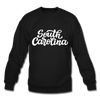 South Carolina Sweatshirt - Hand Lettered South Carolina Crewneck Sweatshirt - black