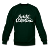 South Carolina Sweatshirt - Hand Lettered South Carolina Crewneck Sweatshirt - forest green