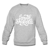 South Dakota Sweatshirt - Hand Lettered South Dakota Crewneck Sweatshirt - heather gray