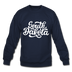 South Dakota Sweatshirt - Hand Lettered South Dakota Crewneck Sweatshirt - navy