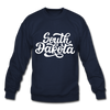 South Dakota Sweatshirt - Hand Lettered South Dakota Crewneck Sweatshirt - navy