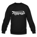 Tennessee Sweatshirt - Hand Lettered Tennessee Crewneck Sweatshirt - black