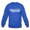 Tennessee Sweatshirt - Hand Lettered Tennessee Crewneck Sweatshirt - royal blue