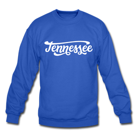 Tennessee Sweatshirt - Hand Lettered Tennessee Crewneck Sweatshirt - royal blue