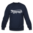 Tennessee Sweatshirt - Hand Lettered Tennessee Crewneck Sweatshirt - navy