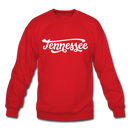 Tennessee Sweatshirt - Hand Lettered Tennessee Crewneck Sweatshirt - red