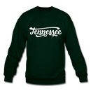 Tennessee Sweatshirt - Hand Lettered Tennessee Crewneck Sweatshirt - forest green