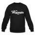 Wisconsin Sweatshirt - Hand Lettered Wisconsin Crewneck Sweatshirt - black