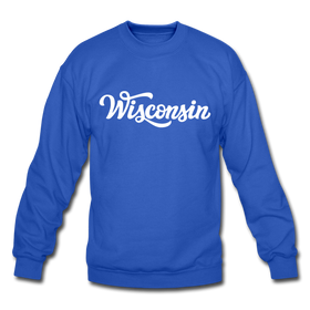 Wisconsin Sweatshirt - Hand Lettered Wisconsin Crewneck Sweatshirt