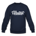 Vermont Sweatshirt - Hand Lettered Vermont Crewneck Sweatshirt - navy