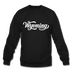 Wyoming Sweatshirt - Hand Lettered Wyoming Crewneck Sweatshirt - black