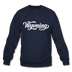 Wyoming Sweatshirt - Hand Lettered Wyoming Crewneck Sweatshirt - navy
