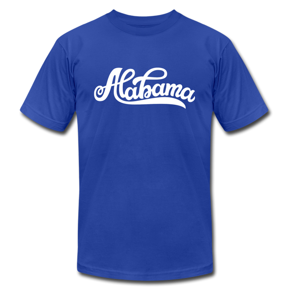 Alabama T-Shirt - Hand Lettered Unisex Alabama T Shirt - royal blue