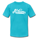 Alabama T-Shirt - Hand Lettered Unisex Alabama T Shirt - turquoise