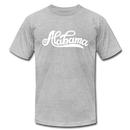 Alabama T-Shirt - Hand Lettered Unisex Alabama T Shirt - heather gray