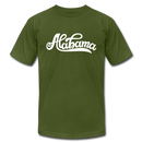 Alabama T-Shirt - Hand Lettered Unisex Alabama T Shirt - olive