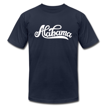 Alabama T-Shirt - Hand Lettered Unisex Alabama T Shirt - navy